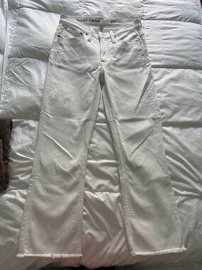 White Boot Crop Jeans - 27